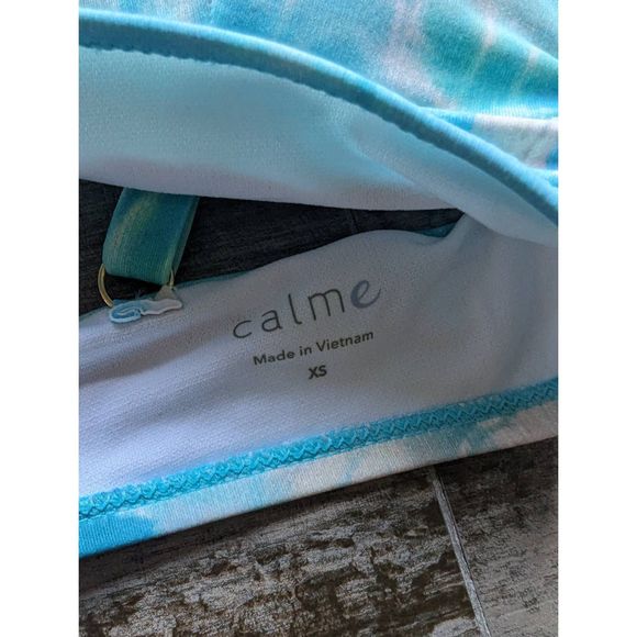 JOHNNY WAS CALME Tie Dye Adjustable Swim Top - Picture 3 of 4